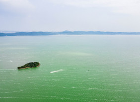 鼋头渚三山仙岛小岛摄影图