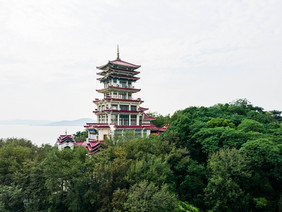 鼋头渚三山仙岛建筑物