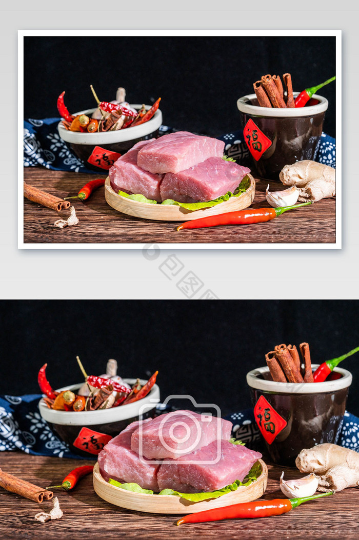餐饮食材瘦肉鲜肉图片图片