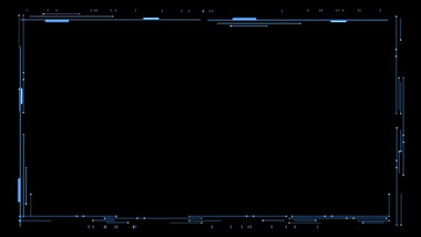 科技信息面板框带通道特效元素