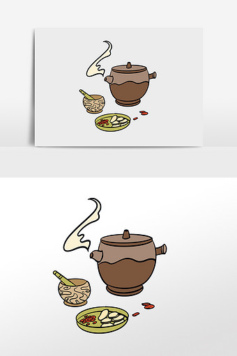 中药卡通图片