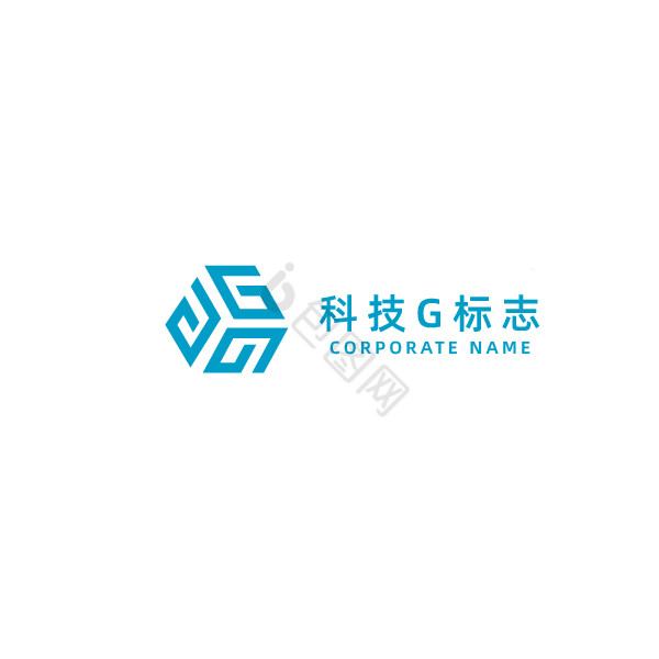 科技字母g标志logo商标图片