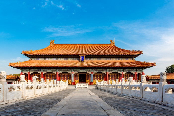 北京故宫建筑皇极殿图片