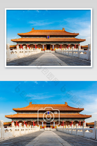 北京故宫建筑皇极殿图片