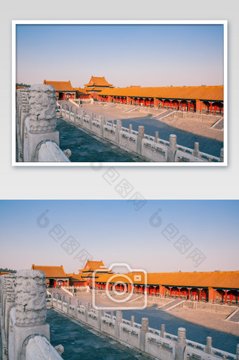 北京地标故宫中国风建筑图片