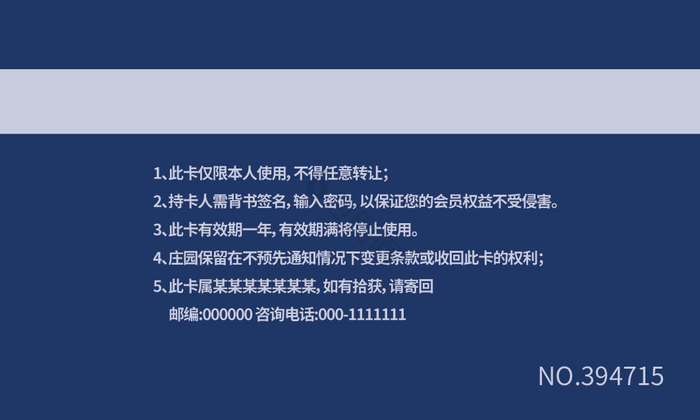 浮雕层次感纹理典雅至尊VIP卡图片