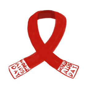 红色带世界艾滋病病毒