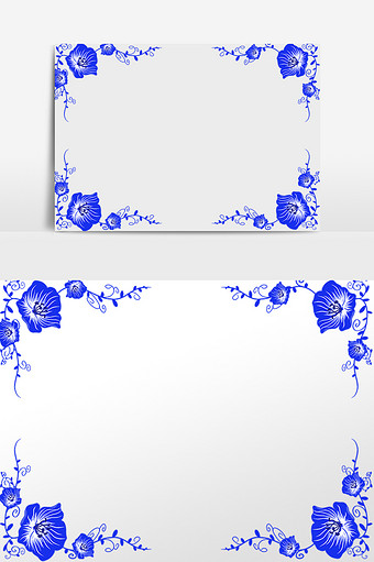 矢量花纹边框海报设计-矢量花纹边框设计图片-包图网