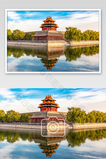 北京紫禁城故宫角楼图片