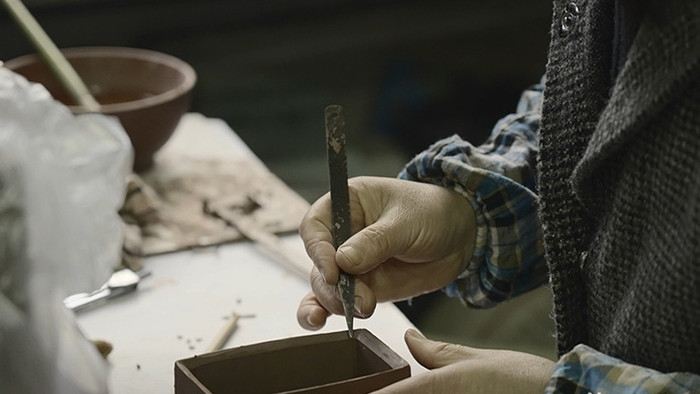 手工业手工制陶过程实拍