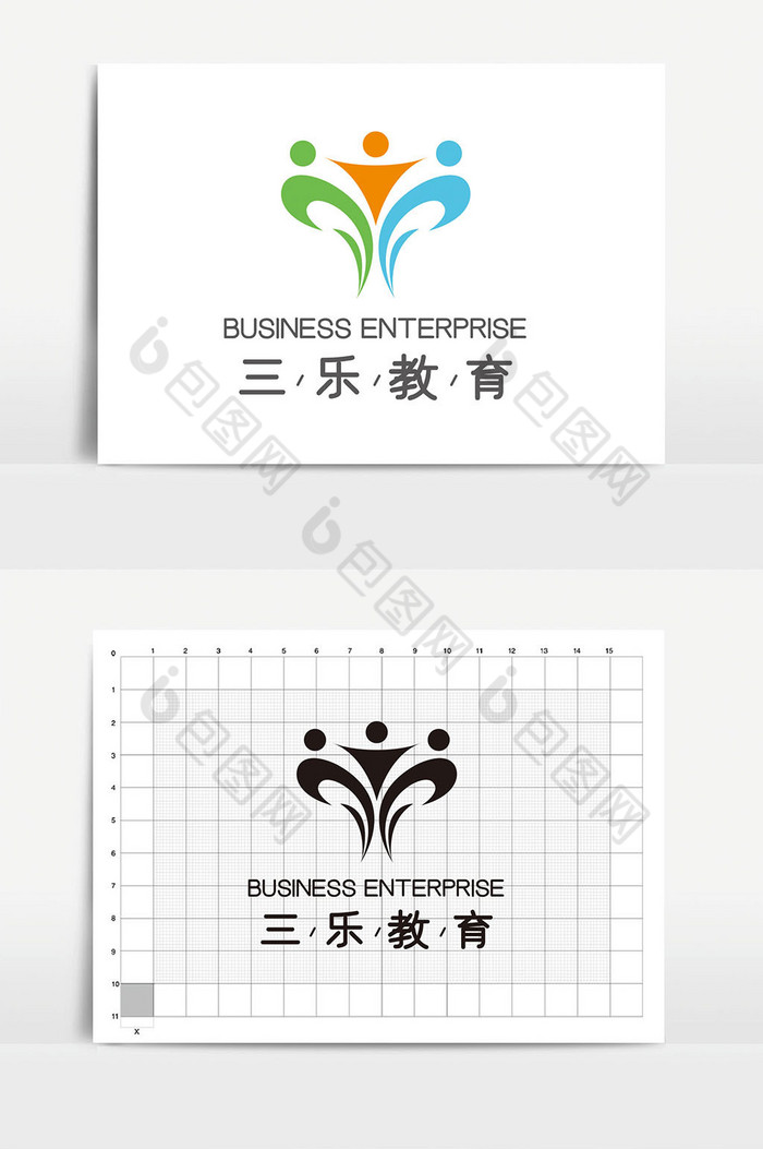 学生教育培训logoVI图片图片