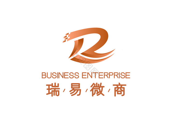 R字母电商微商logoVI图片