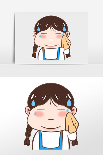 沮丧女孩表情包