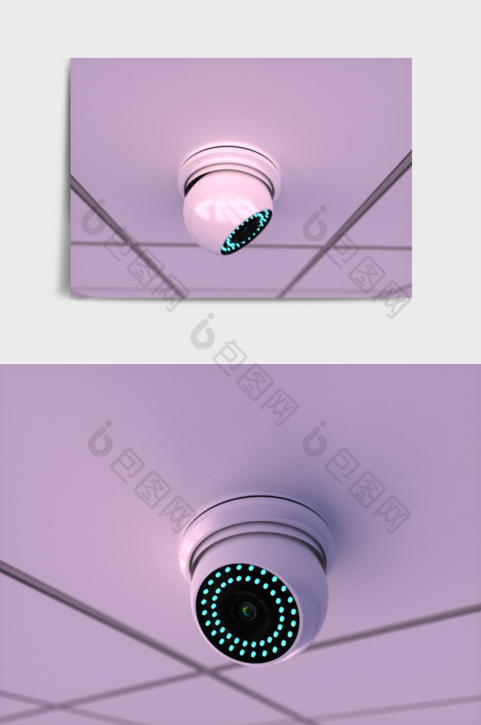 简约风摄像头c4d产品模型