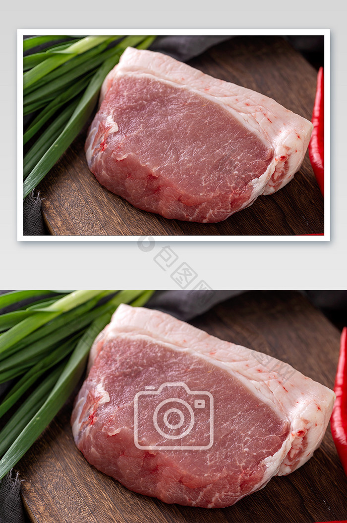 鲜猪肉瘦肉高清美食食材