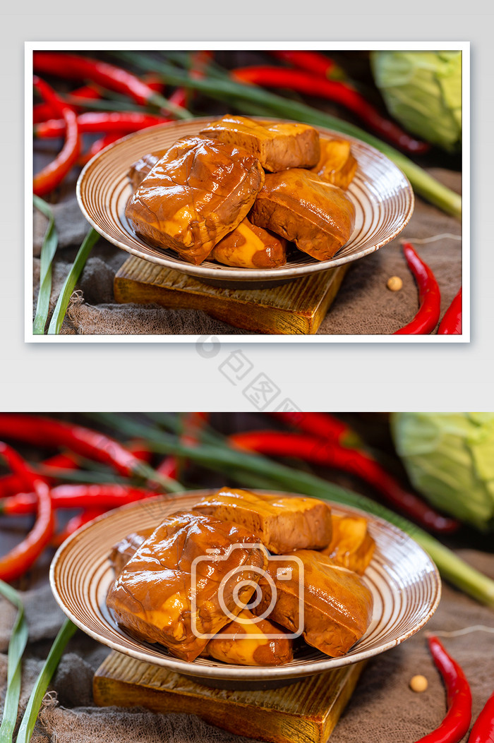五香干子卤香干新鲜豆类食材图片图片
