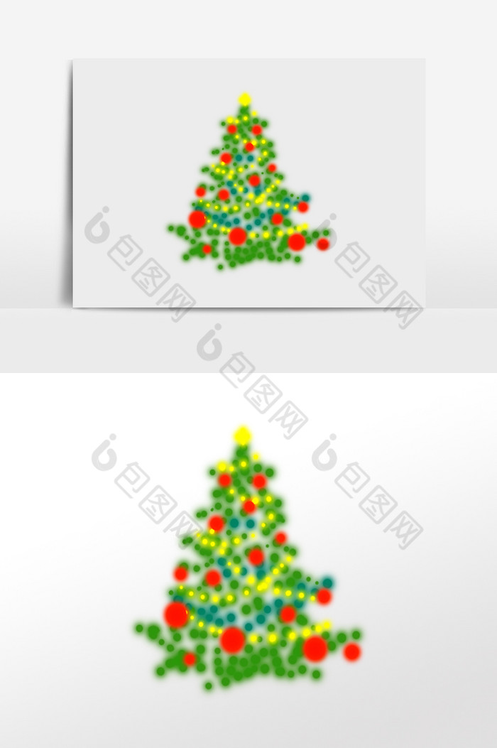 圣诞节荧光圣诞树图片图片