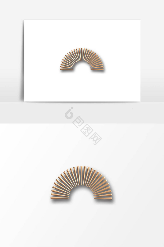 扇形形状装饰png下载包图网