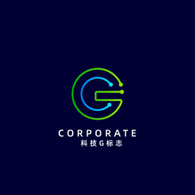 科技互联网商业简约字母g标志