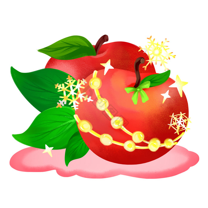 圣诞节平安果苹果图片