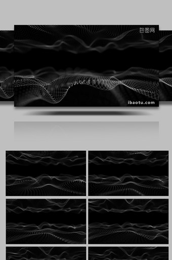 大气粒子波动质感高端背景视频图片