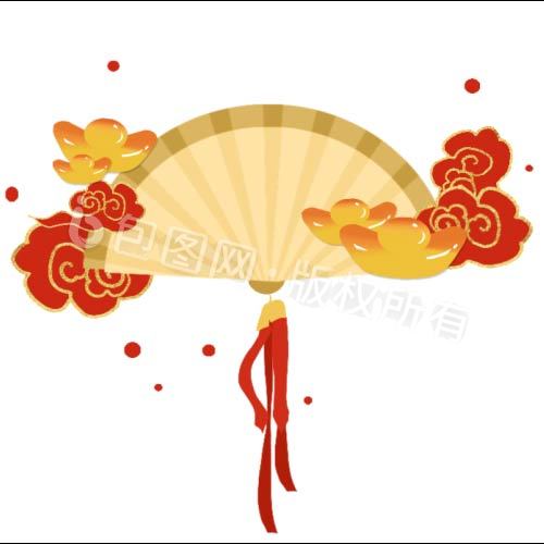 小扇子表情包-小扇子动图-包图网