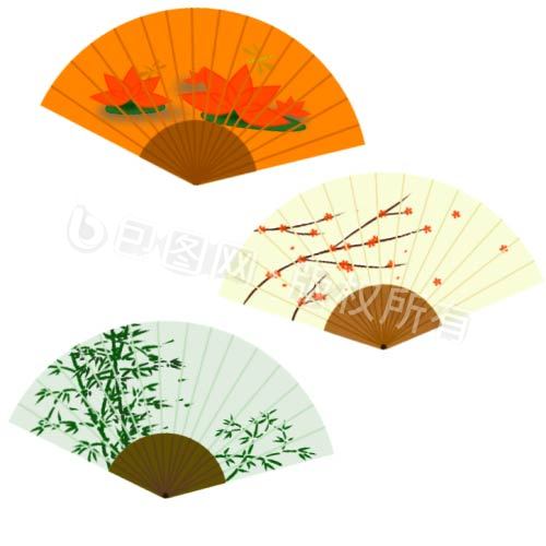 国潮扇子新年扇子小gif动图下载-包图网