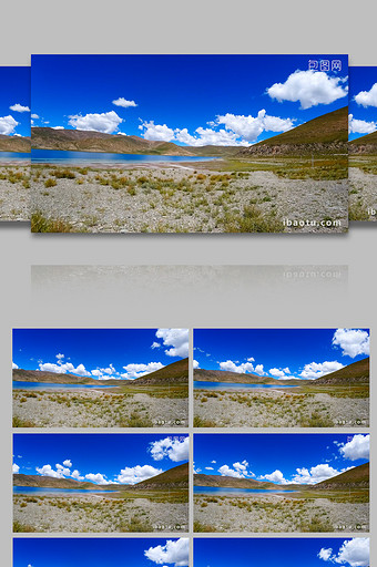 西藏圣湖羊卓雍措羊湖云朵图片