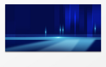 简约时尚蓝色空间感背景图片