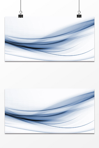 简约纯色蓝色透明质感背景