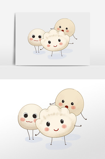 冬至似人汤圆饺子