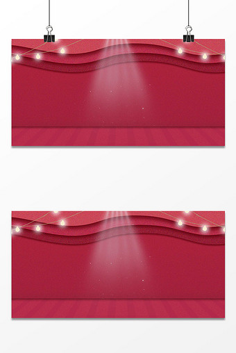 复古红色年会企业宣传背景