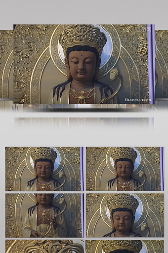 佛教观音大士实拍视频图片