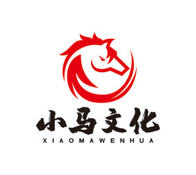 小马传媒文化中国风LOGO标志VI