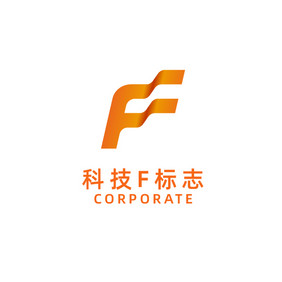 科技互联网字母f标志logo