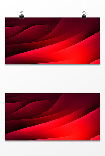 简约红色明暗纯色渐变质感背景