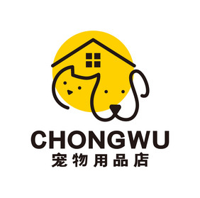 宠物店猫狗粮宠物用品LOGO标志VI