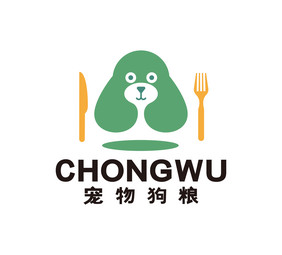 宠物狗粮小狗宠物店用品LOGO标志VI