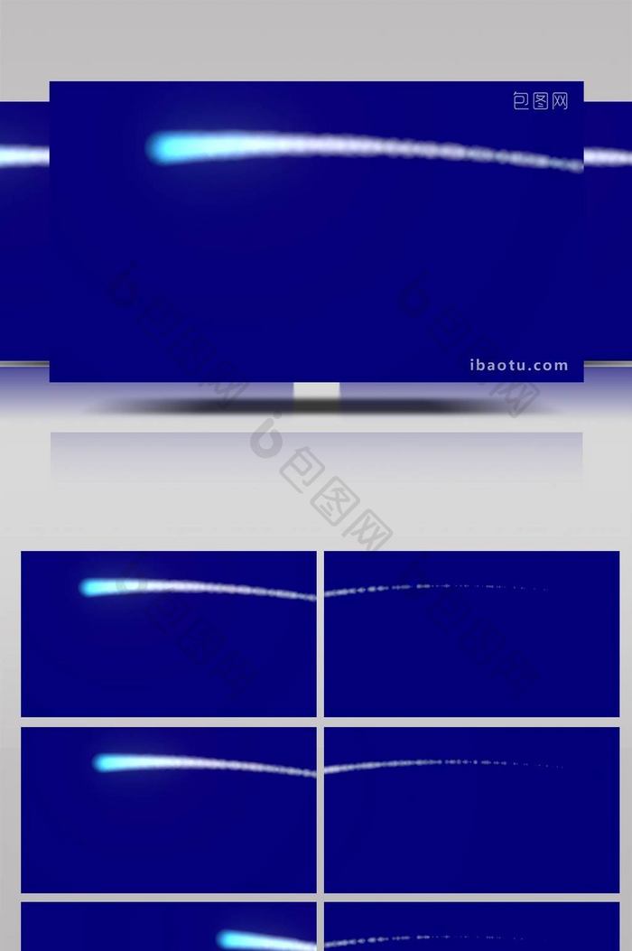 白色粒子划过效果背景抠像视频