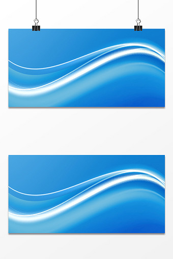 简约时尚蓝色炫光纯色质感背景