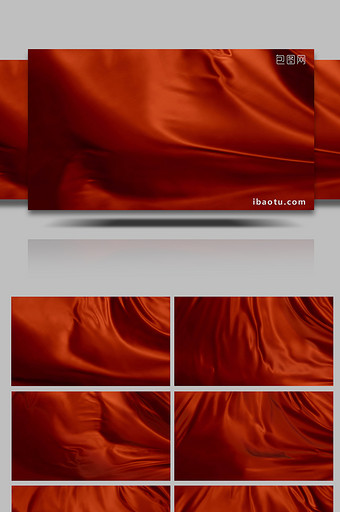 大气高端红色丝绸运动背景视频图片