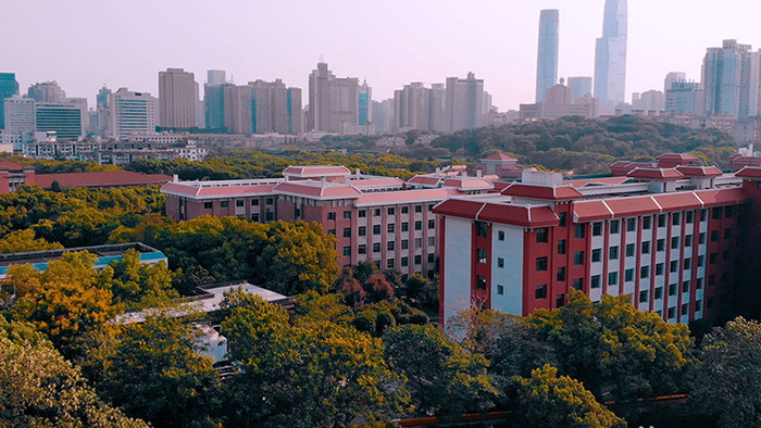 震撼航拍湖南长沙红色革命城市风景