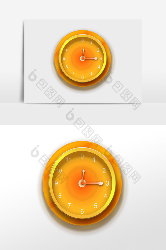金色时间钟表圆形表盘图片图片