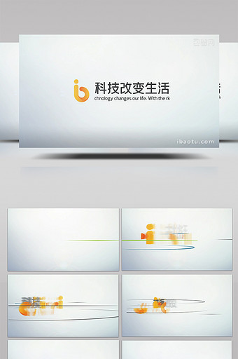 简洁科技logo演绎01图片