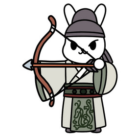 汉服男兔子表情包18动图gif