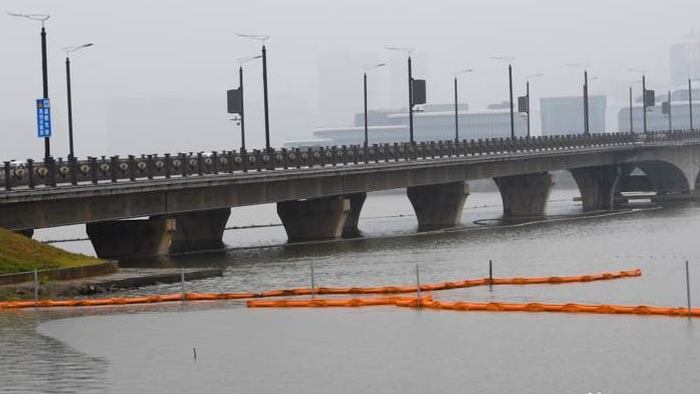 大气武汉南湖大桥桥体1080P实拍