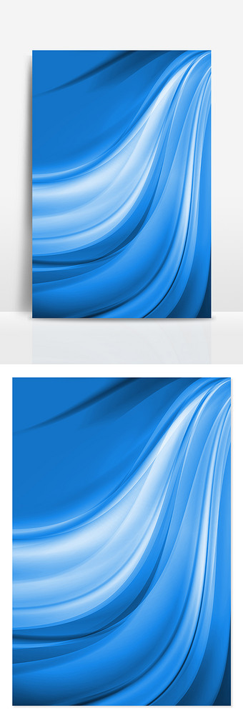 简约时尚蓝色流水线条纯色质感背景