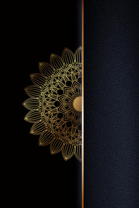 奢华黑金烫金花样纹理