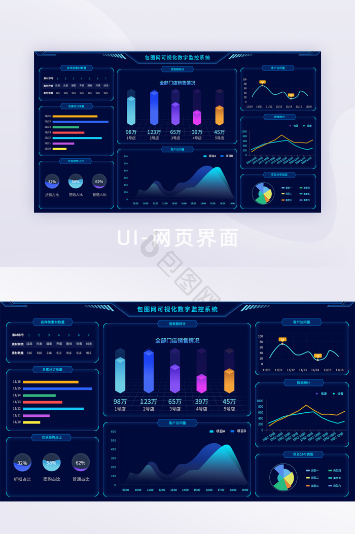 ui界面-ui界面设计图片-包图网