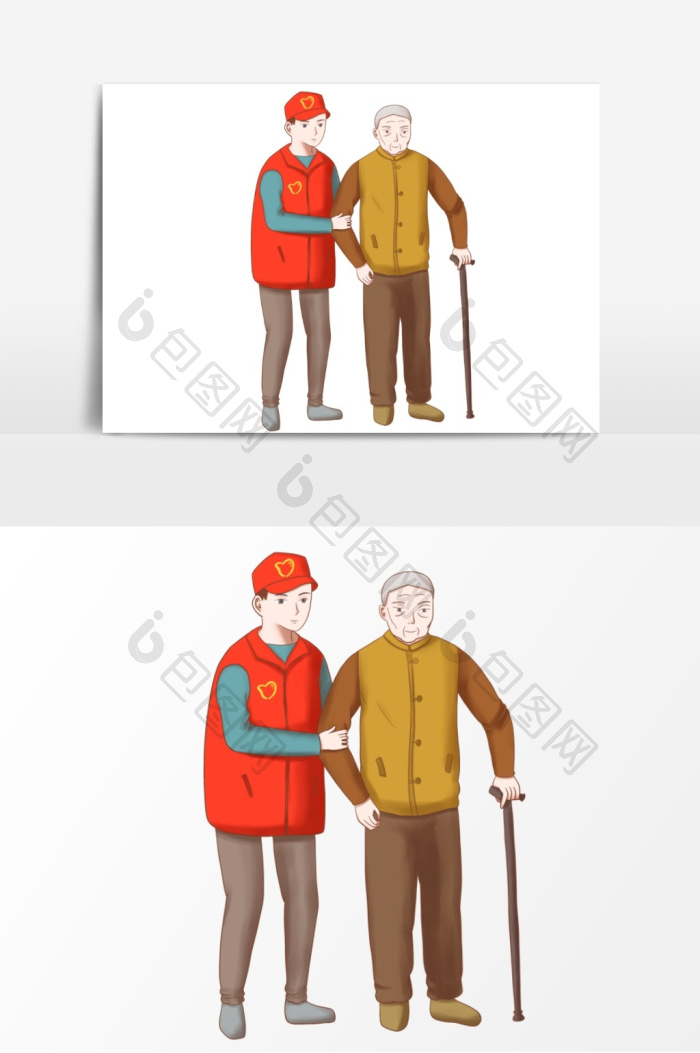 救助志愿者社会服务png下载-包图网